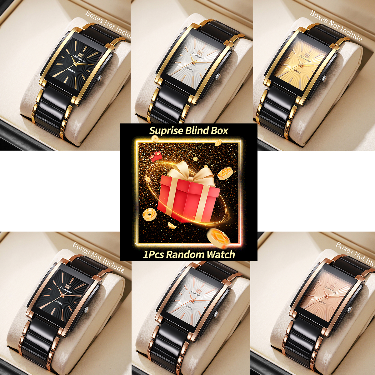 Men'S Fashion Box - 1PC Surprise Mystery Blind Watch Box-Luxury