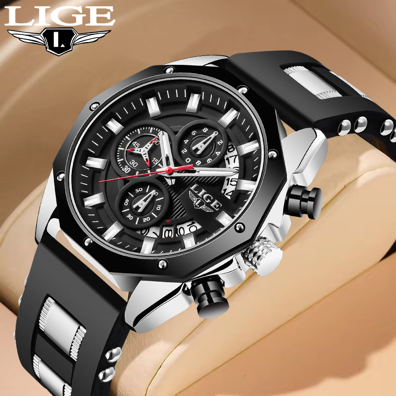 Men'S Fashion Box - LIGE Fashion Outdoor Quartz Man Watch