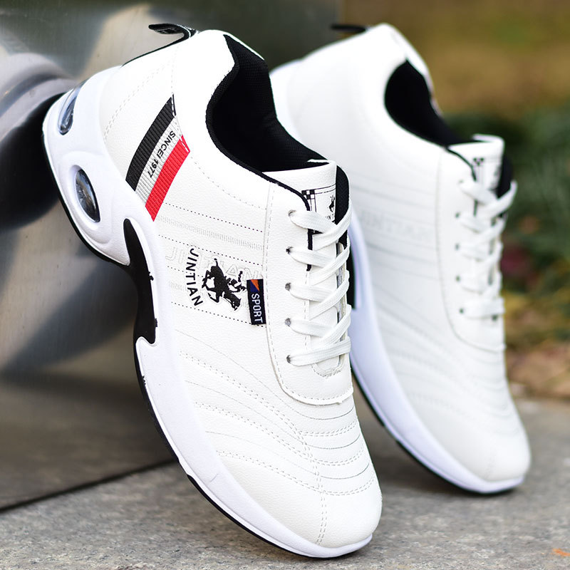 Mens Fashion Zapatos - Men's leather sneakers Casual versatile shoes