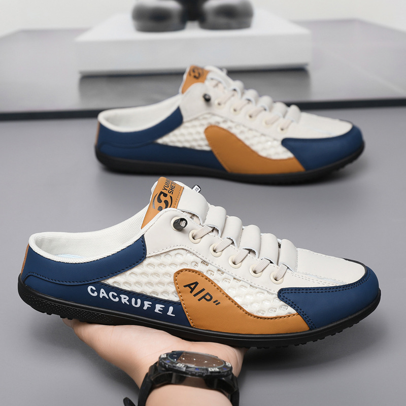 Mens Fashion Zapatos - Men's Fashion Soft-soled Half Slippers Summer