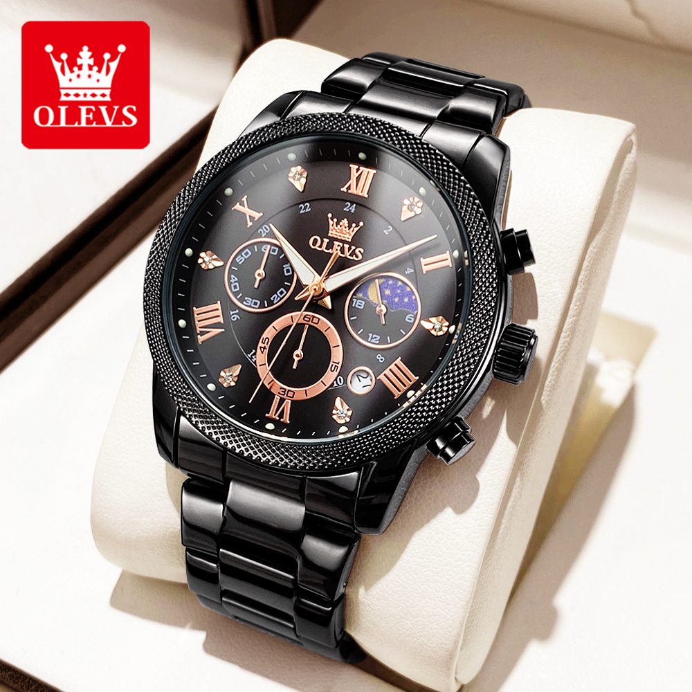 Men'S Fashion Box - OLEVS Original Fashion Men's Watches Trendy