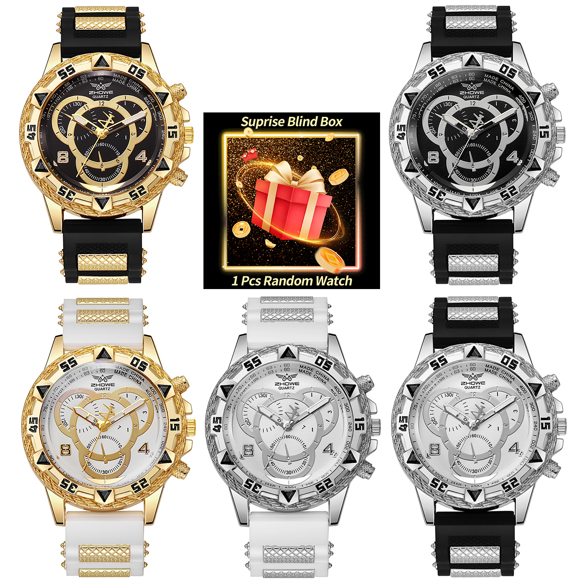 Men'S Fashion Box - 1PC Surprise Mystery Watch Blind Box-Men’s