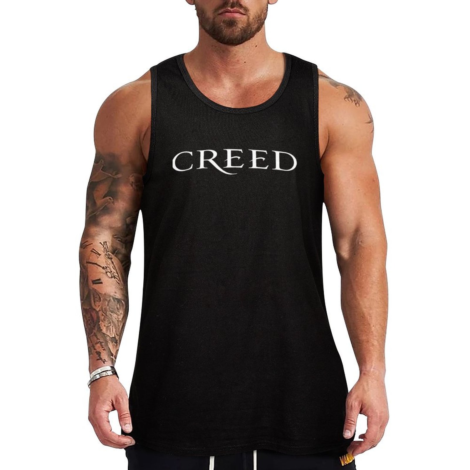 Men'S Fashion For Hot Weather - Creed weathered Tank Top Trendy Print