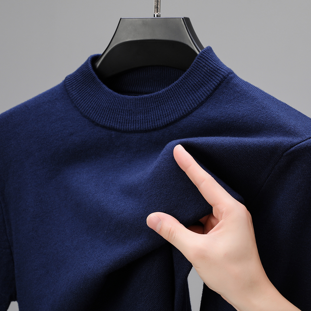 Half Turtleneck Knitwear Sweat - Turtleneck Sweater Men บทวิจารณ์และราคา