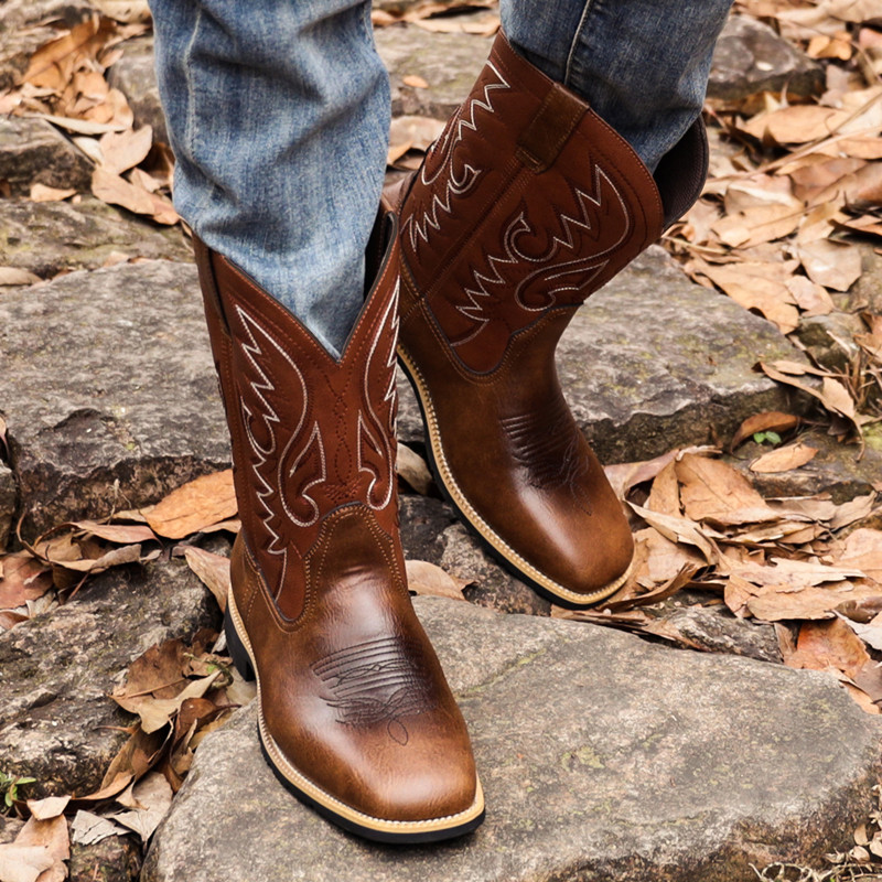 Fashion Men Women Mid-calf Boo - Mens Fashion Zapatos บทวิจารณ์และราคา