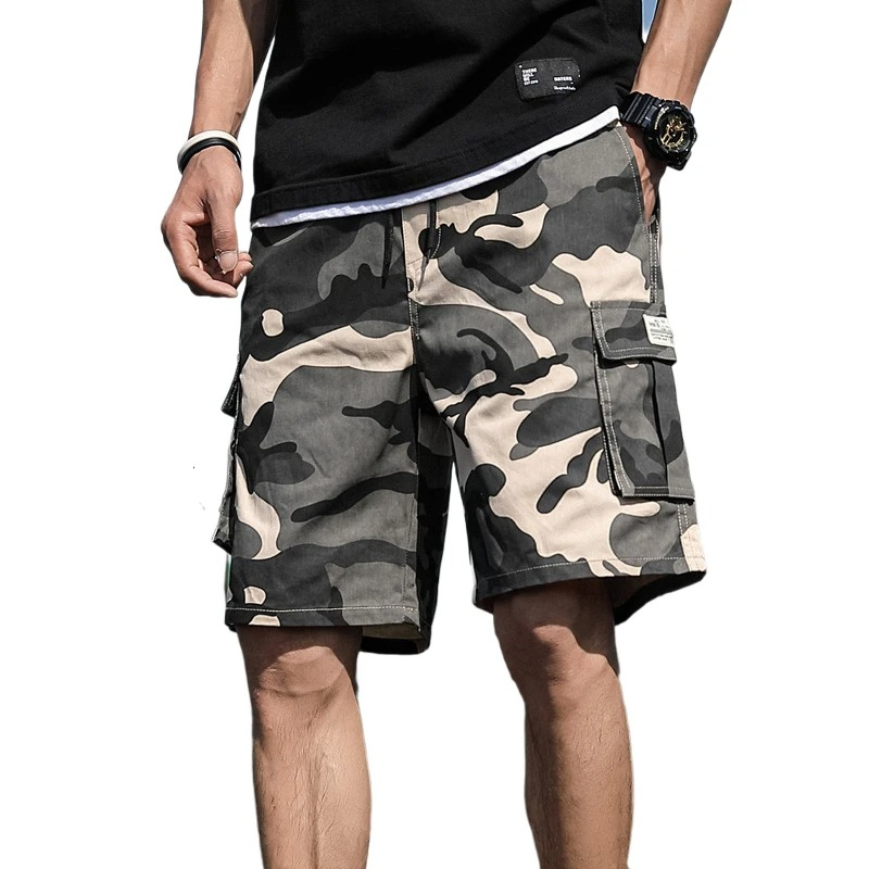 New Men's Camouflage Cargo Sho - Mens Fashion Cargo Pants บทวิจารณ์และราคา