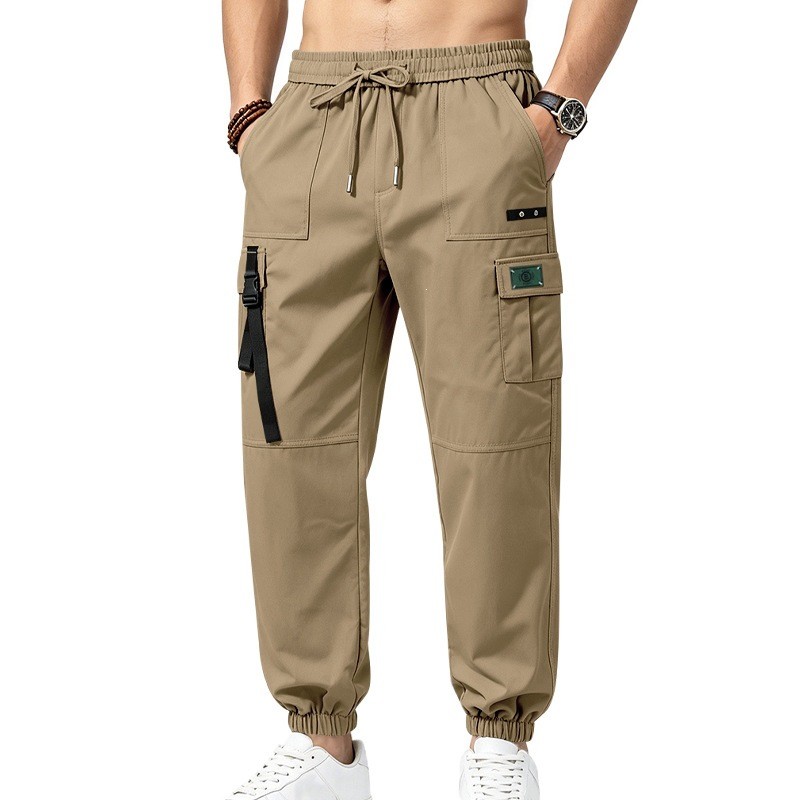 New men's street-style workwea - Mens Fashion Cargo Pants บทวิจารณ์และราคา