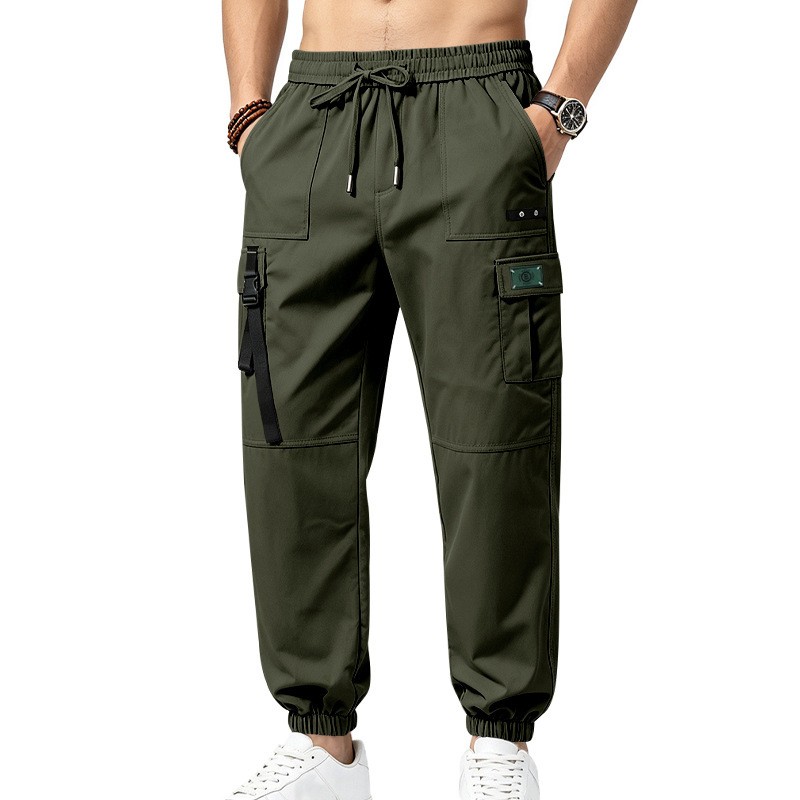 New men's street-style workwea - Mens Fashion Cargo Pants บทวิจารณ์และราคา