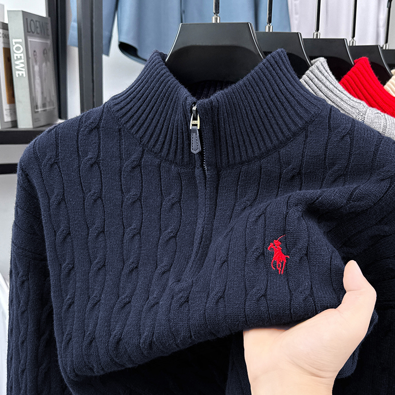 Heshi Brand Fashion American 2 - Turtleneck Sweater Men บทวิจารณ์และราคา