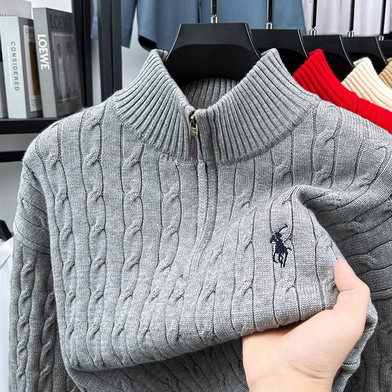 Heshi Brand Fashion American 2 - Turtleneck Sweater Men บทวิจารณ์และราคา