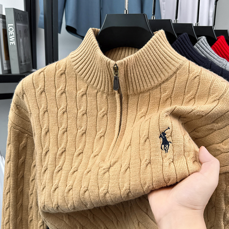 Heshi Brand Fashion American 2 - Turtleneck Sweater Men บทวิจารณ์และราคา