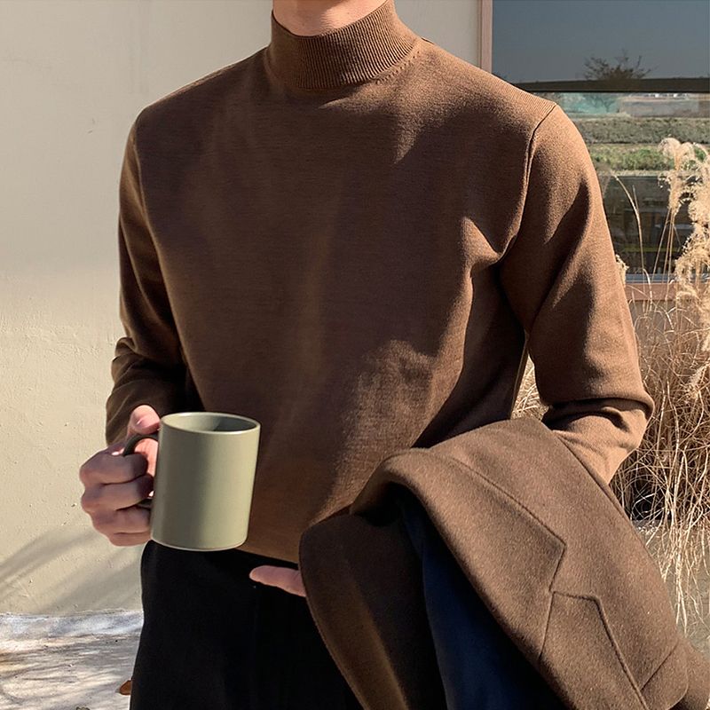 Half-turtleneck Sweater for Me - Turtleneck Sweater Men บทวิจารณ์และราคา
