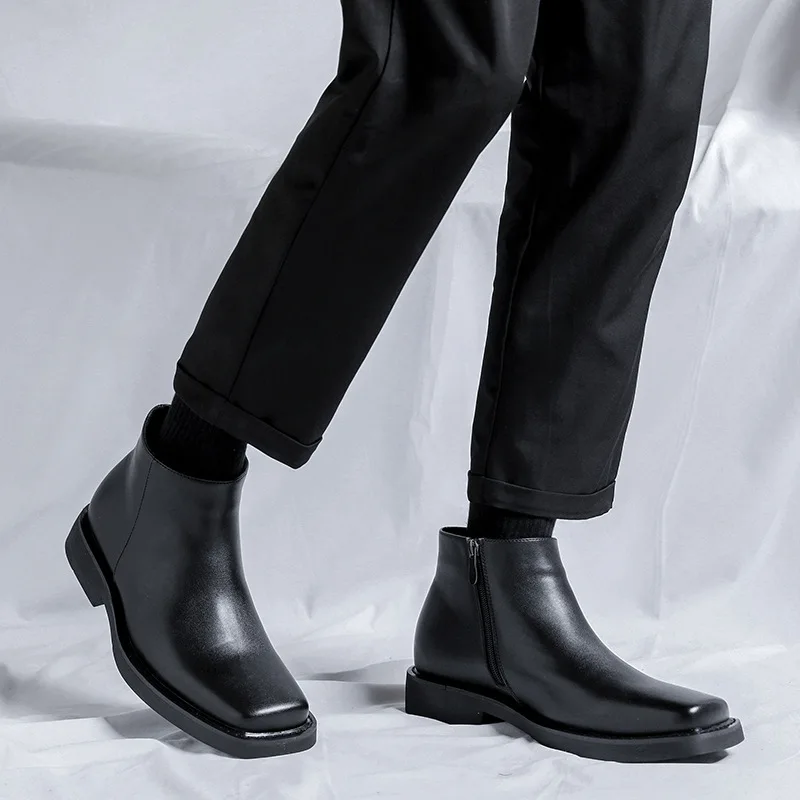 Black New Fashion Men Casual L - Mens Fashion Dress Shoes บทวิจารณ์และราคา