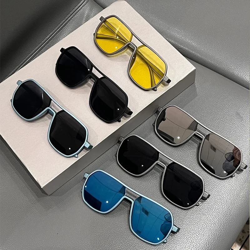 Vintage Square Sunglasses For  - Men'S Fashion Old Money บทวิจารณ์และราคา