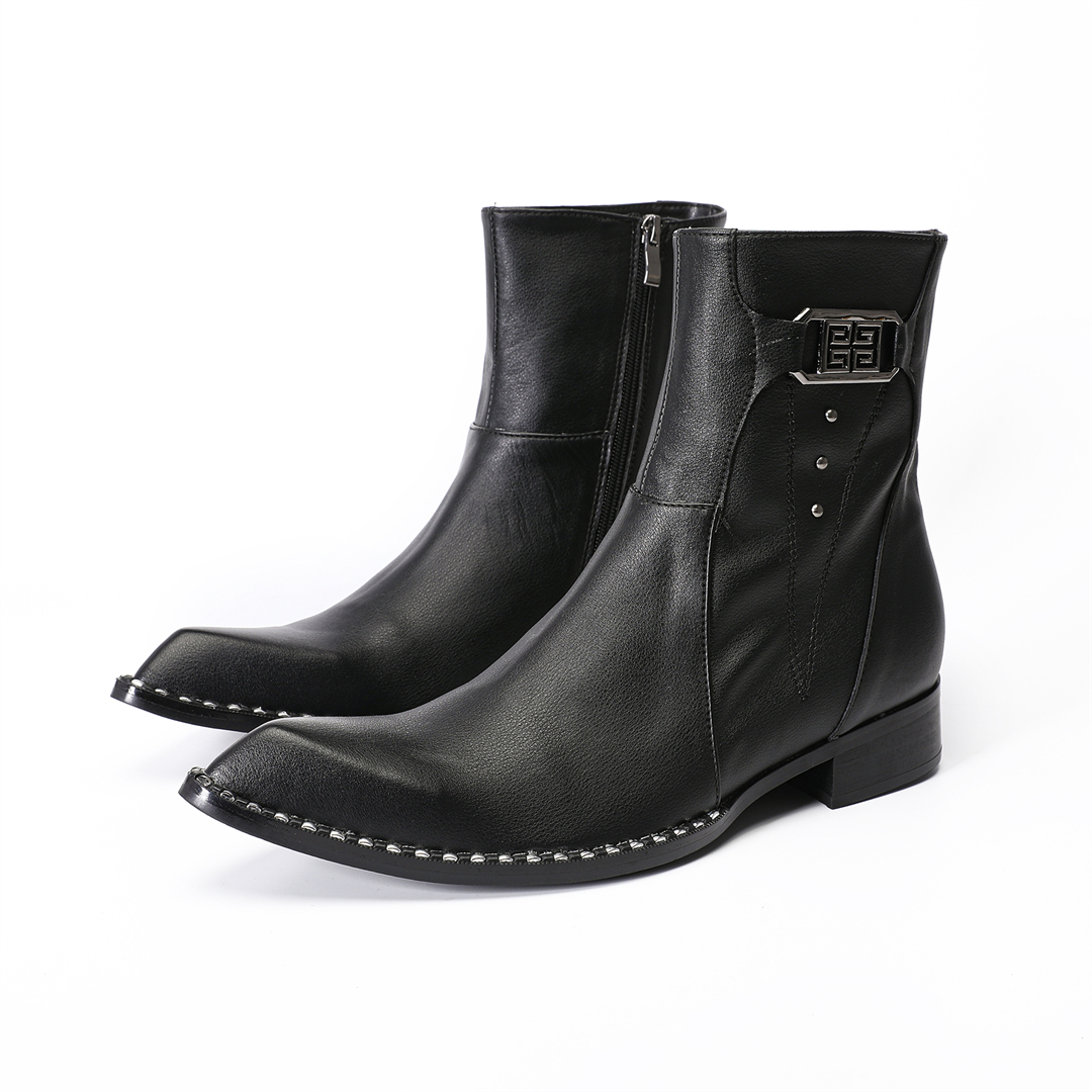 fashion black pointed toe men  - Mens Fashion Dress Shoes บทวิจารณ์และราคา