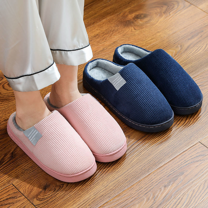 Winter Warm Men Fur Slippers H - Mens Fashion Zapatos บทวิจารณ์และราคา
