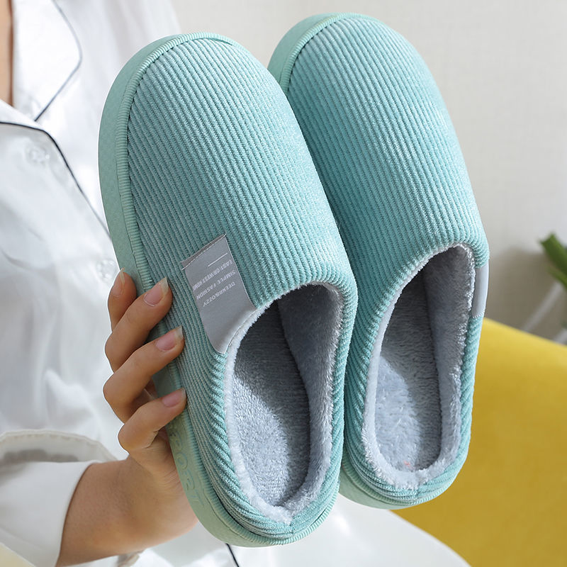 Winter Warm Men Fur Slippers H - Mens Fashion Zapatos บทวิจารณ์และราคา