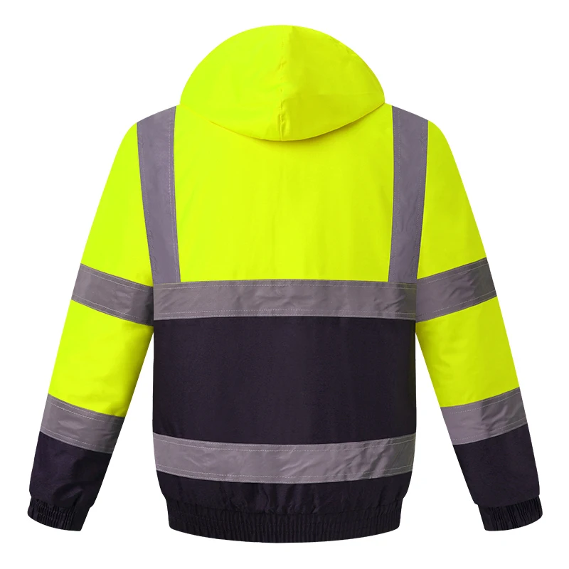 High Visibility Reflective  Ja - Mens Fashion Bomber Jacket บทวิจารณ์และราคา