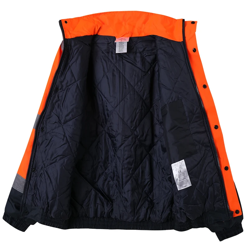 High Visibility Reflective  Ja - Mens Fashion Bomber Jacket บทวิจารณ์และราคา