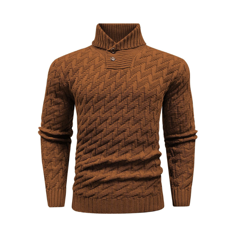 Men's Sweater Spring Shawl Col - Turtleneck Sweater Men บทวิจารณ์และราคา