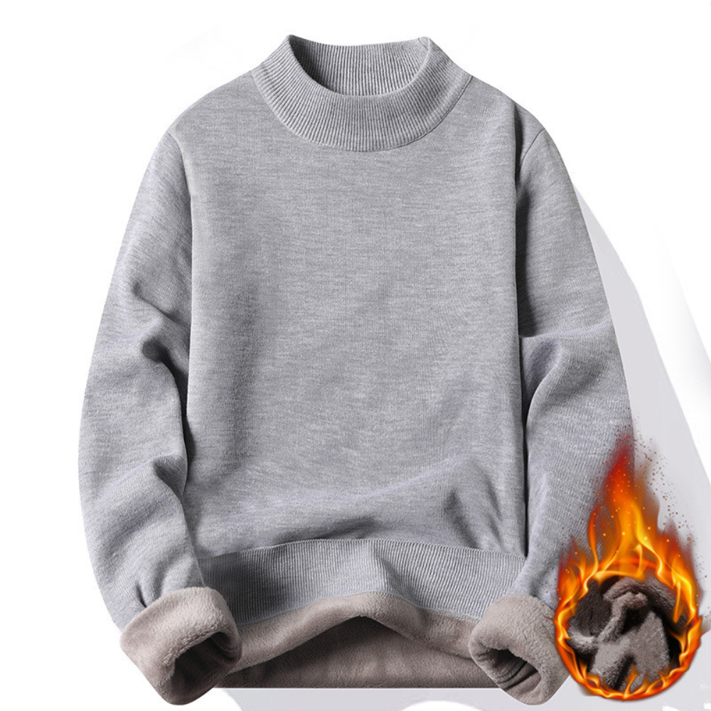 Fashion Men's Casual Slim Fit  - Turtleneck Sweater Men บทวิจารณ์และราคา