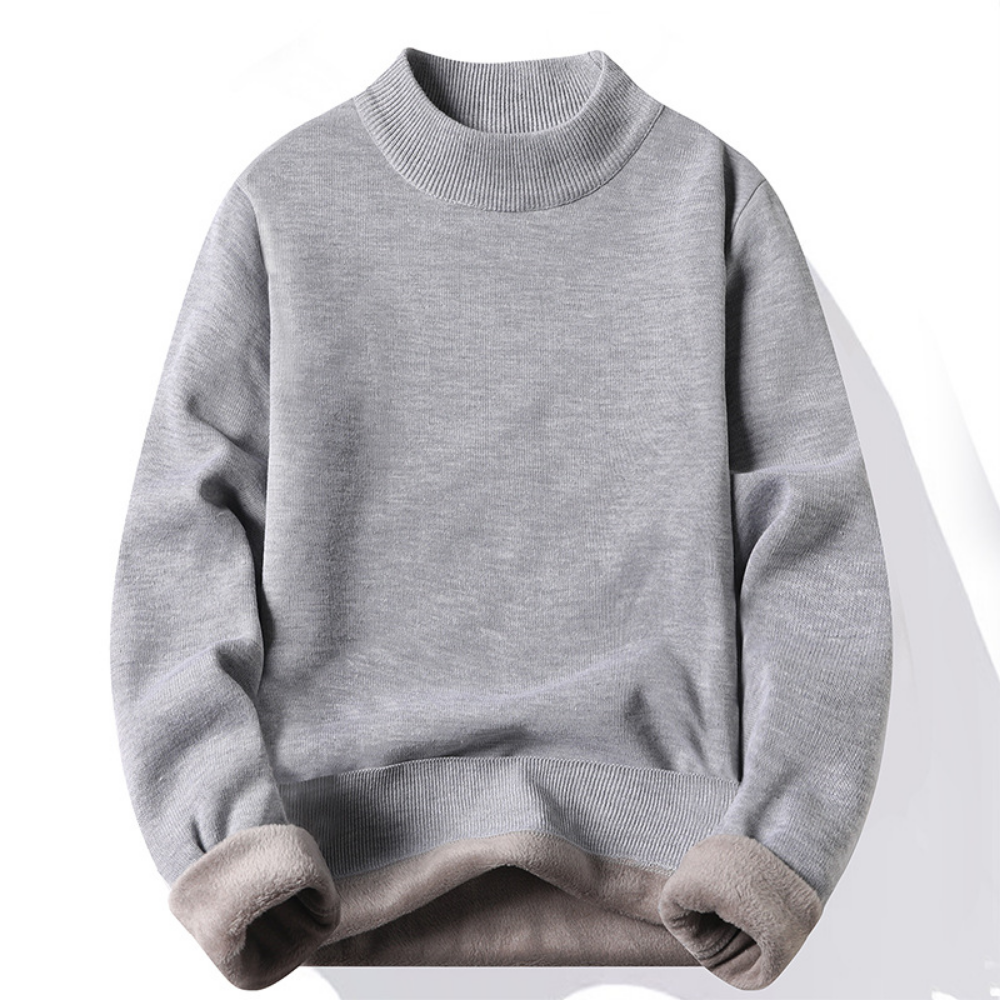 Fashion Men's Casual Slim Fit  - Turtleneck Sweater Men บทวิจารณ์และราคา