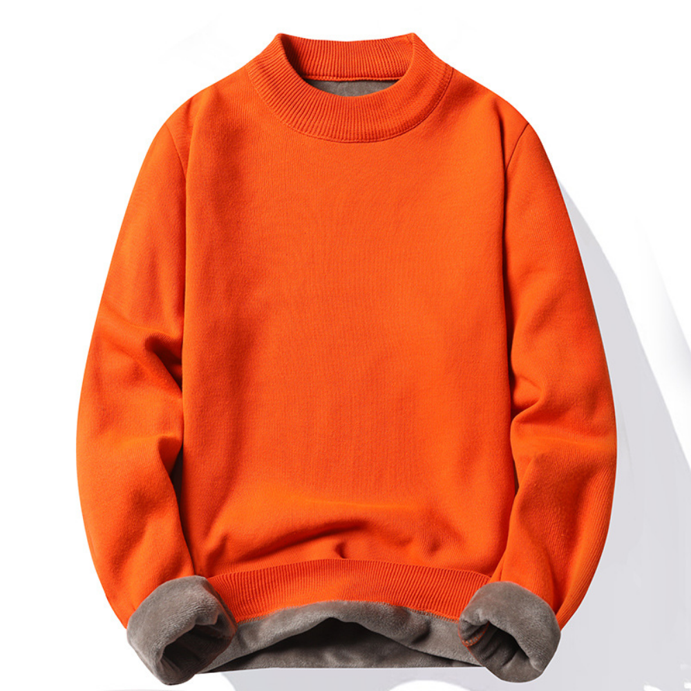 Fashion Men's Casual Slim Fit  - Turtleneck Sweater Men บทวิจารณ์และราคา