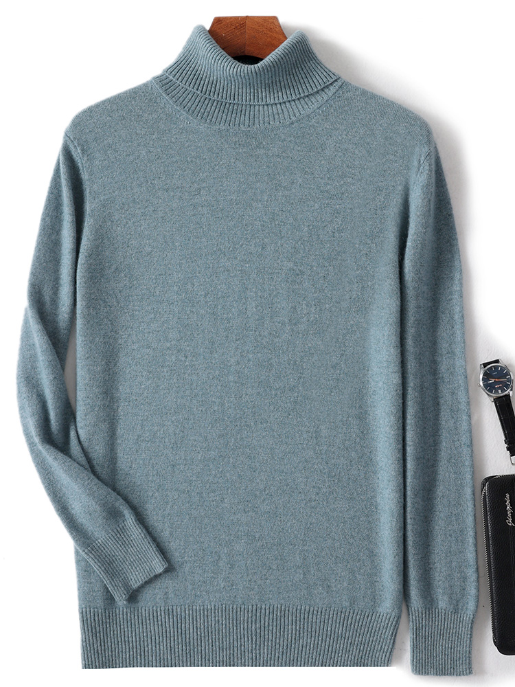 Autumn Winter Men Wool Turtlen - Turtleneck Sweater Men บทวิจารณ์และราคา