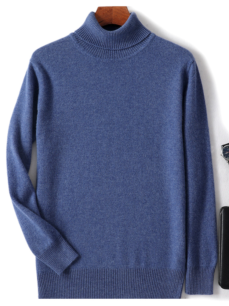Autumn Winter Men Wool Turtlen - Turtleneck Sweater Men บทวิจารณ์และราคา