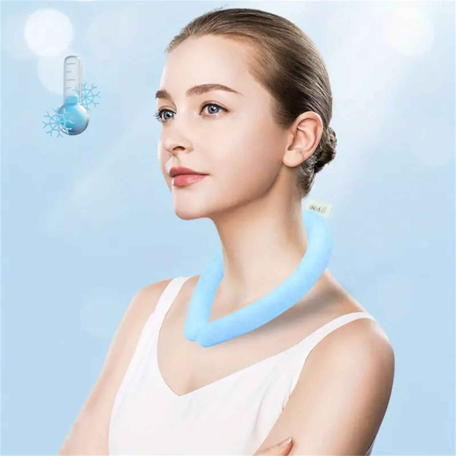 Wearable Neck Cooler Reusable  - Men'S Fashion For Hot Weather บทวิจารณ์และราคา