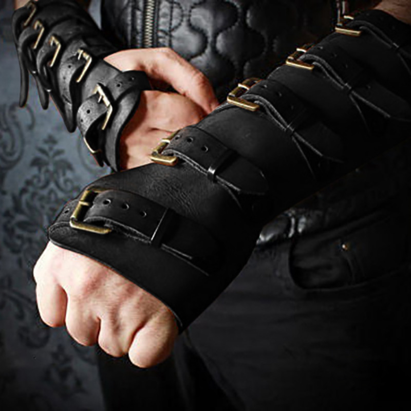 Medieval Viking Wristband Gaun - Men'S Fashion Gloves บทวิจารณ์และราคา