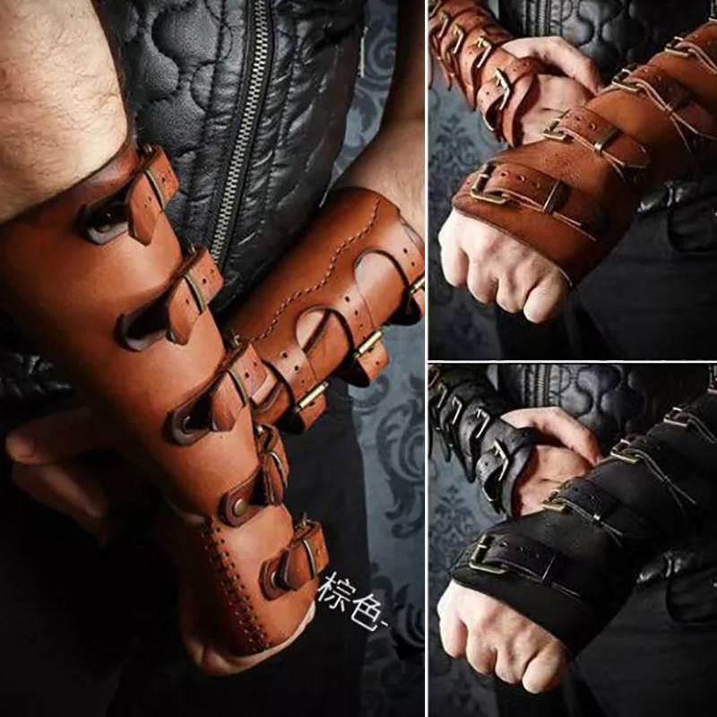Medieval Viking Wristband Gaun - Men'S Fashion Gloves บทวิจารณ์และราคา
