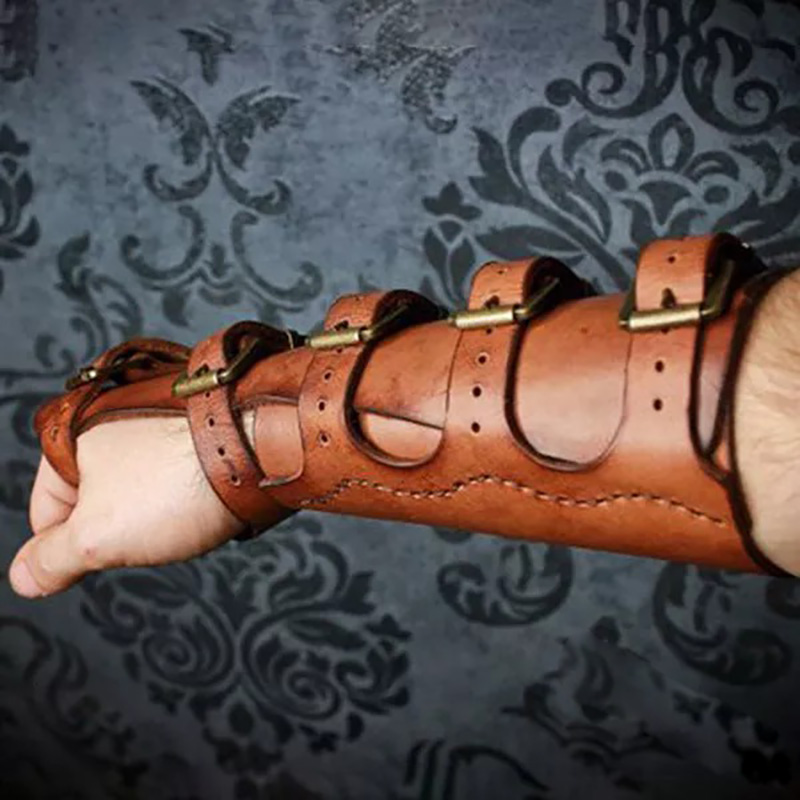 Medieval Viking Wristband Gaun - Men'S Fashion Gloves บทวิจารณ์และราคา