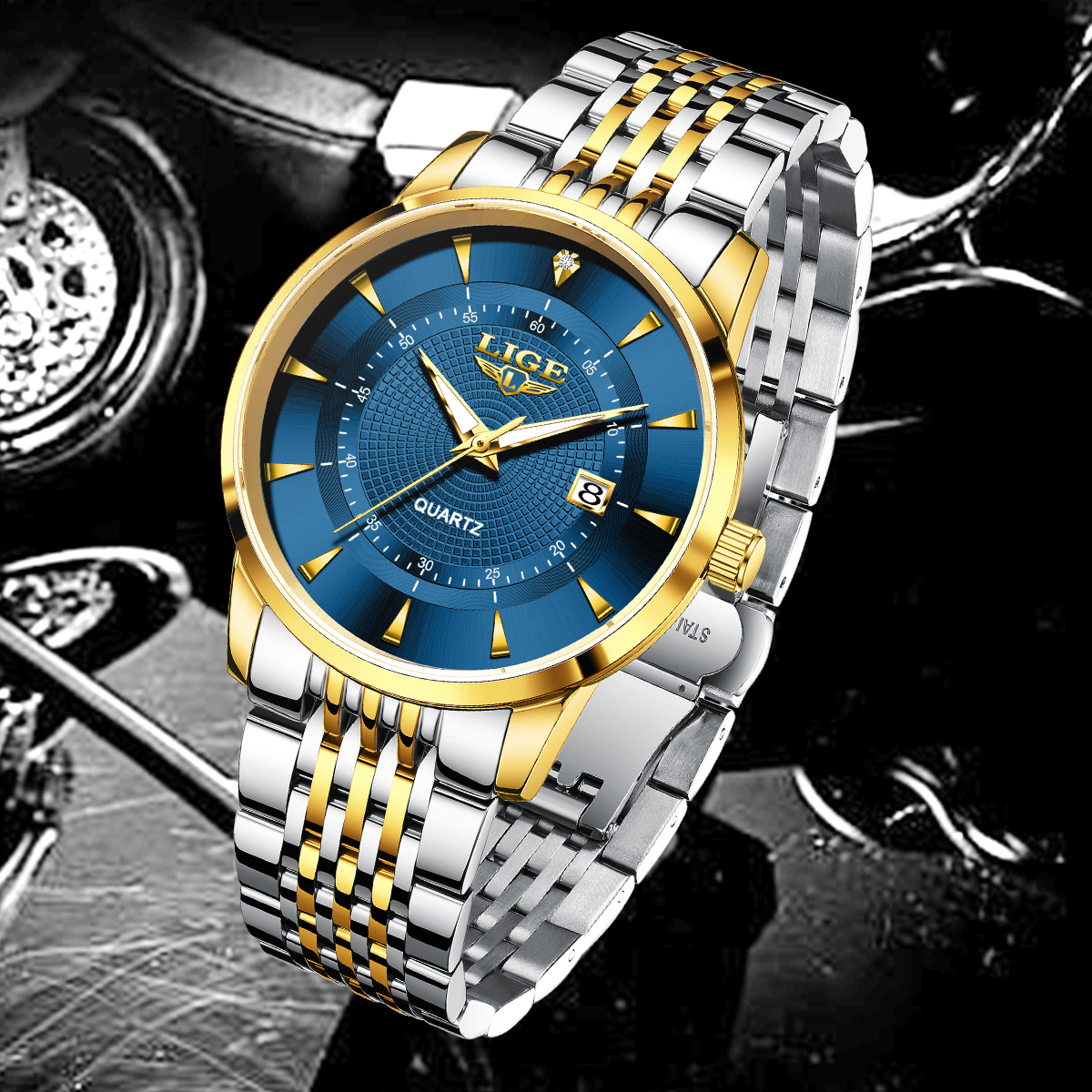 LIGE New 2025 Luxury Man Watch - Men'S Fashion Box บทวิจารณ์และราคา