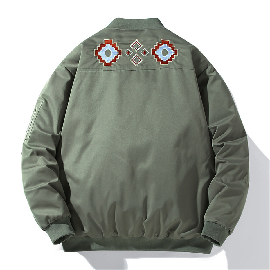 Thick Baseball Jacket Men Wint - Mens Fashion Bomber Jacket บทวิจารณ์และราคา