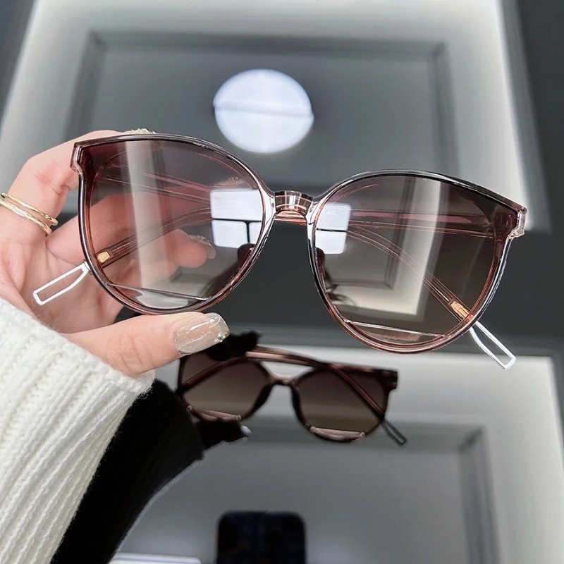 Cat Eye Vintage Sunglasses Wom - Men'S Fashion Old Money บทวิจารณ์และราคา