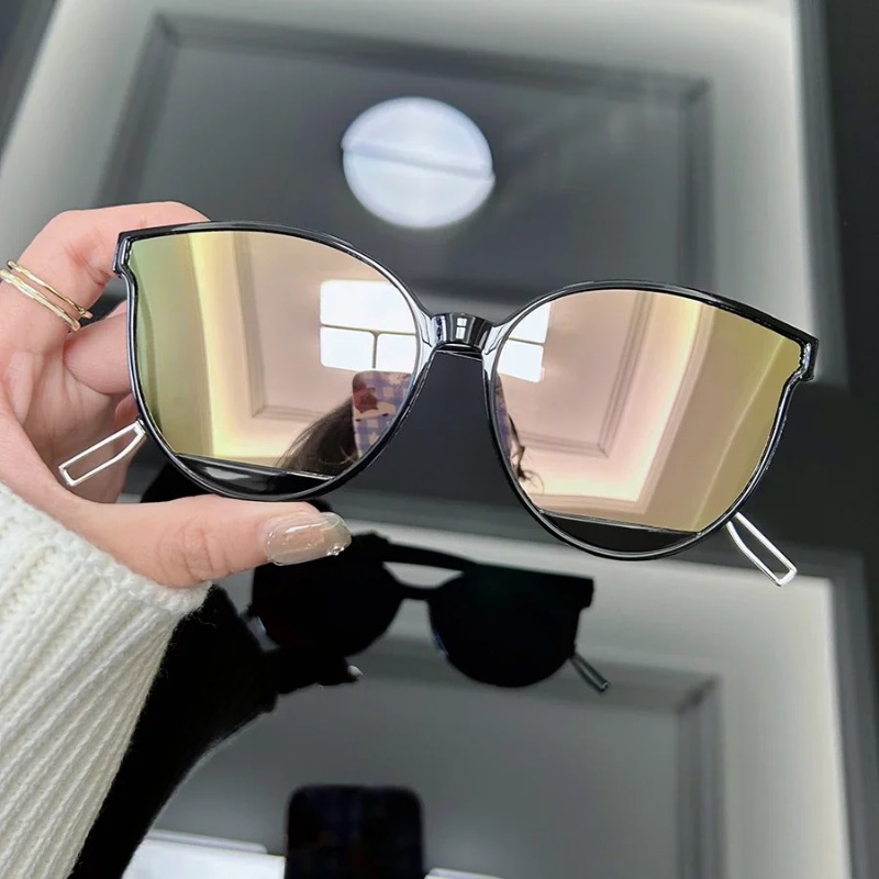 Cat Eye Vintage Sunglasses Wom - Men'S Fashion Old Money บทวิจารณ์และราคา