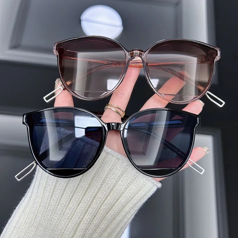 Cat Eye Vintage Sunglasses Wom - Men'S Fashion Old Money บทวิจารณ์และราคา