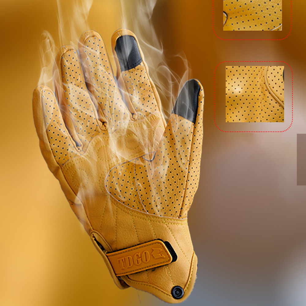Yellow Motorcycle Breathable R - Men'S Fashion Gloves บทวิจารณ์และราคา