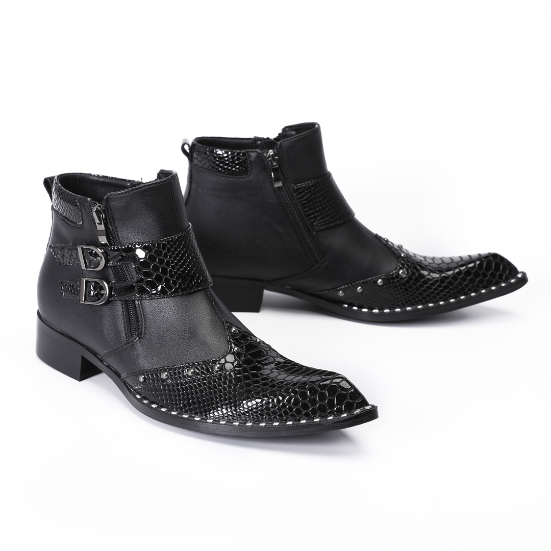 fashion rivets pointed toe men - Mens Fashion Dress Shoes บทวิจารณ์และราคา