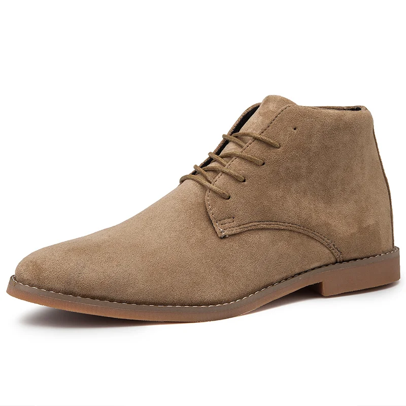 Fashion Khaki Chelsea Boots Me - Mens Fashion Dress Shoes บทวิจารณ์และราคา