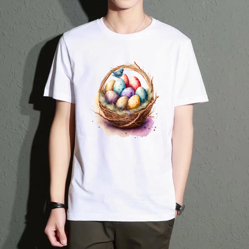 Men's Black Round-Neck Short-S - Men'S Fashion Easter บทวิจารณ์และราคา
