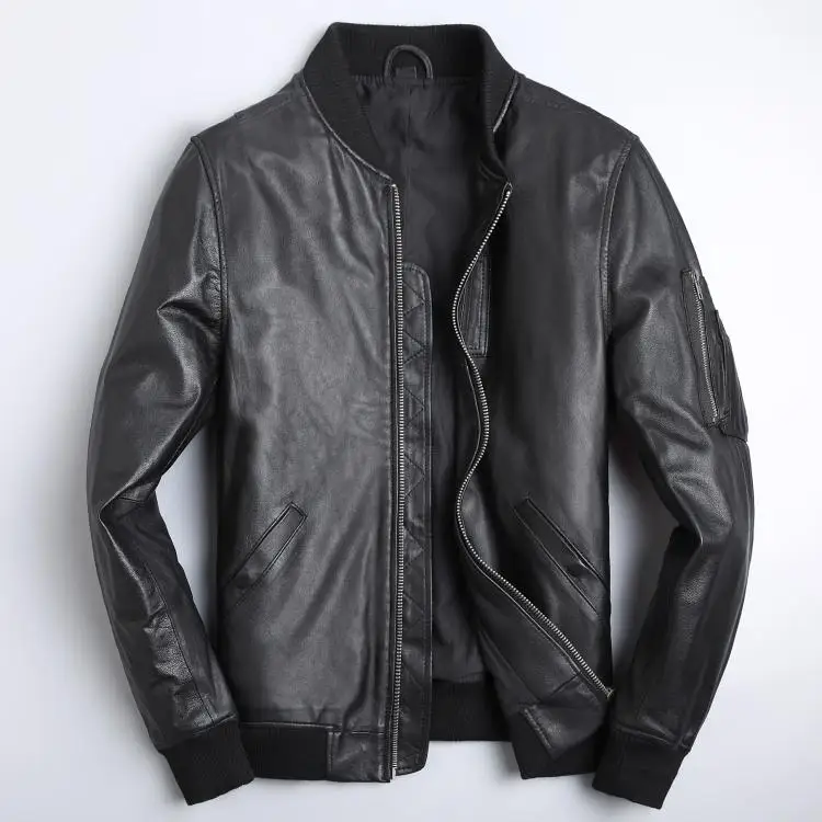 YR!Free shipping.wholesales.Br - Mens Fashion Bomber Jacket บทวิจารณ์และราคา