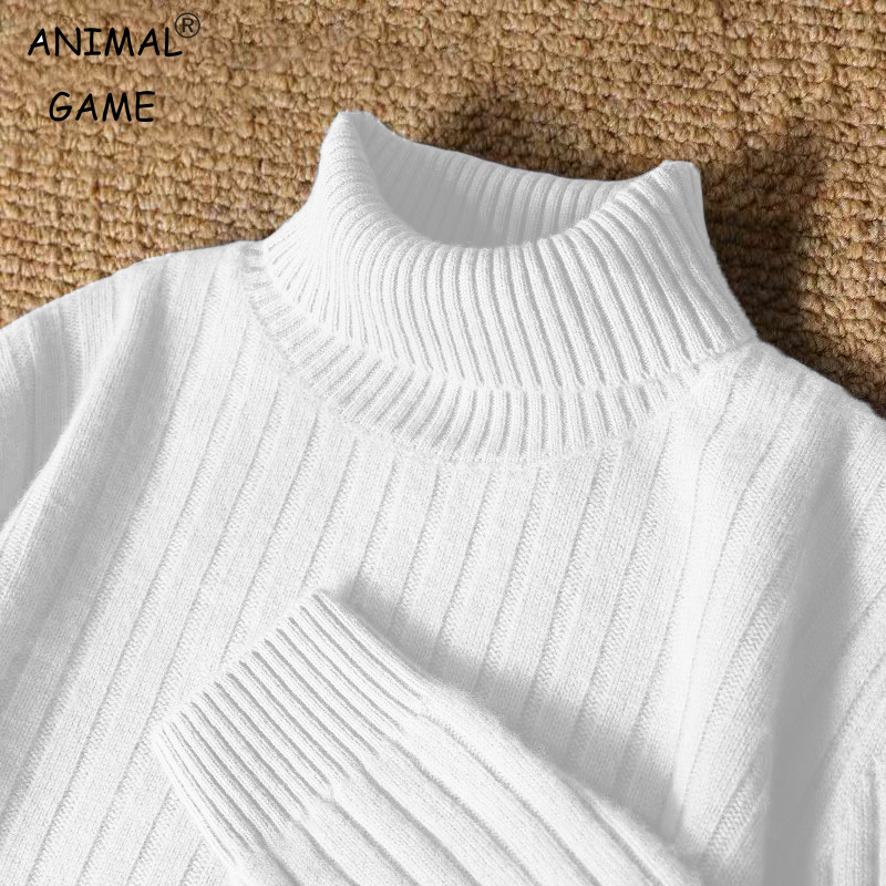 Animal Game Men's Long Turtlen - Turtleneck Sweater Men บทวิจารณ์และราคา