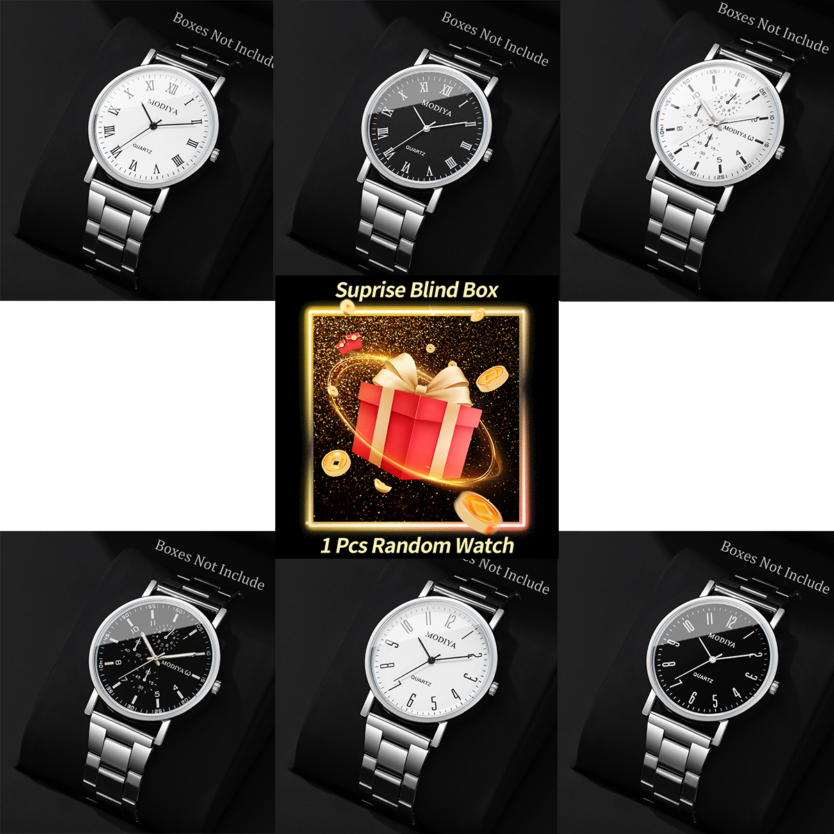 1PC Surprise Mystery Watch Bli - Men'S Fashion Box บทวิจารณ์และราคา