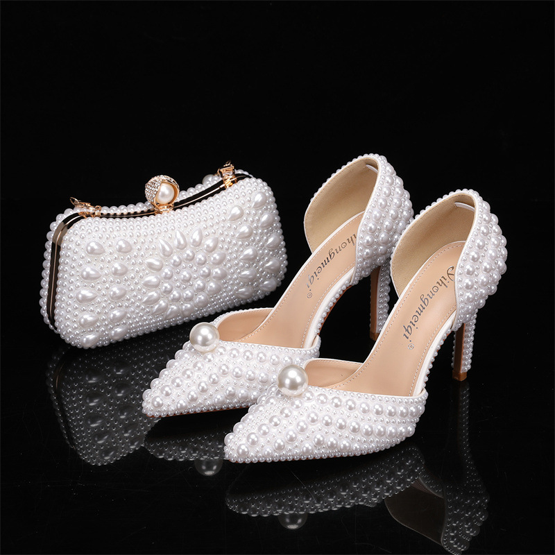 Bag and Shoe Set for Women Pea - Mens Fashion Dress Shoes บทวิจารณ์และราคา