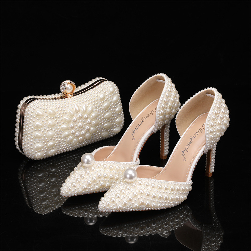 Bag and Shoe Set for Women Pea - Mens Fashion Dress Shoes บทวิจารณ์และราคา