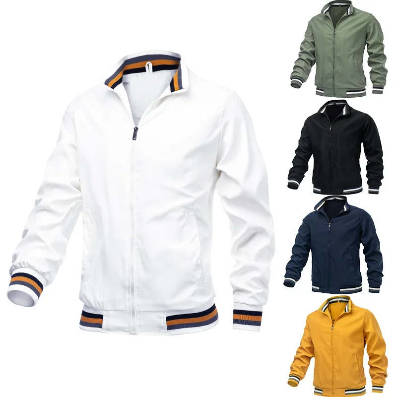Spring Autumn Bomber Jacket Me - Mens Fashion Bomber Jacket บทวิจารณ์และราคา