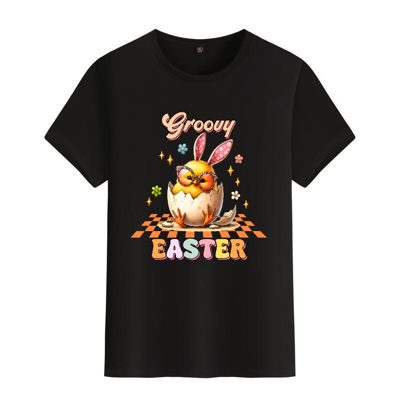 Men's Black Round-Neck Short-S - Men'S Fashion Easter บทวิจารณ์และราคา