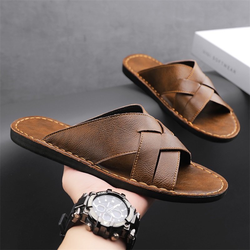 Fashion Genuine Leather Men Sl - Mens Fashion Zapatos บทวิจารณ์และราคา